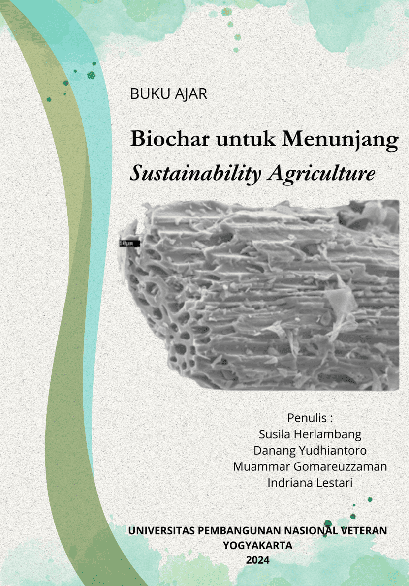 Cover Buku Biochar untuk Menunjang Sustainability Agriculture